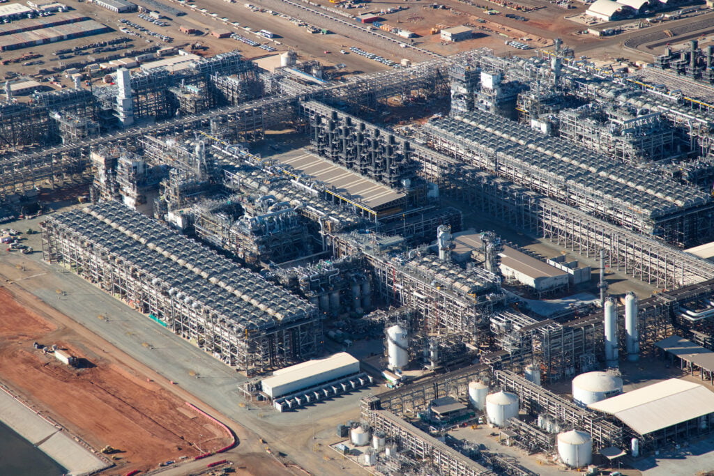 Aerial View of Wheatstone LNG Plant